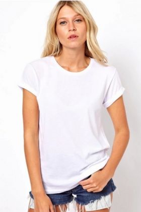 White cut-out angelwings T-shirt