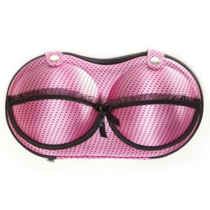 BH-koffer roze met zwarte stip